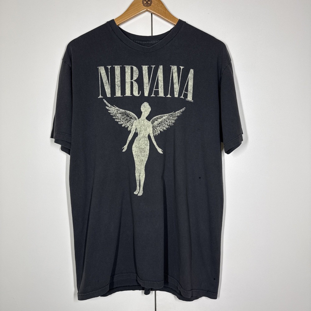 Nirvana In Utero Concert 1993 Men's sz XL (Repro 2016) Band Grunge Metal Music